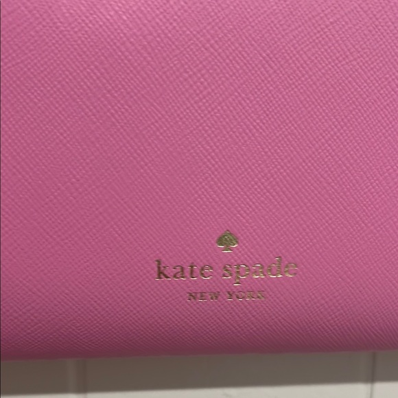 KATE SPADE Sadie Small Crossbody in Surf Pink Saffiano Leather NWT - Picture 5 of 14